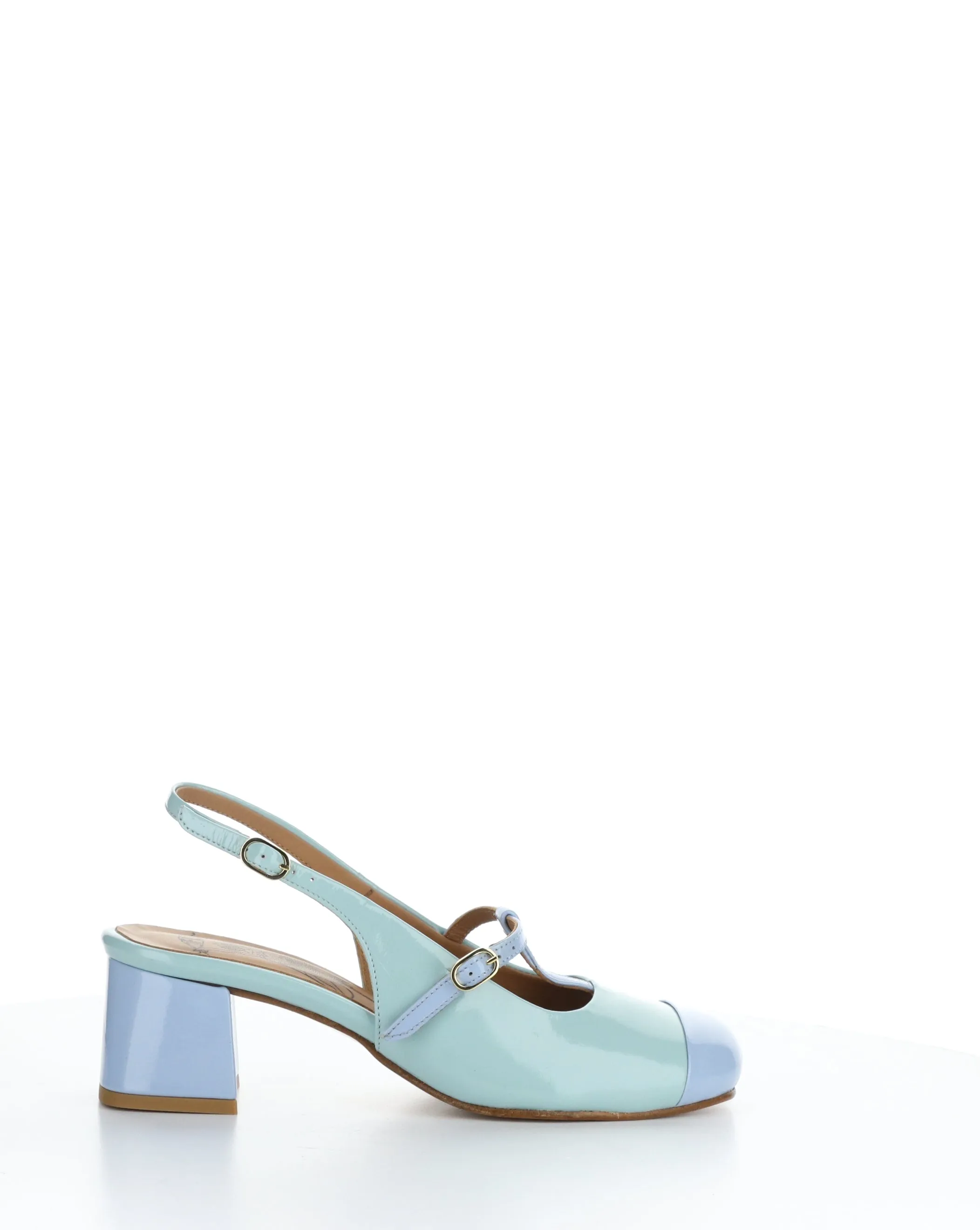 SOLN083FLY 000 SKY BLUE/SPEARMINT Round Toe Shoes