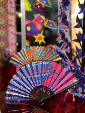 SPARKLE BY KAREN CHAN x  HK Heritage Museum【FRUITFUL HARMONY】【JUNK PARTY】Folding Fan (幸運風車)  (風調雨順)