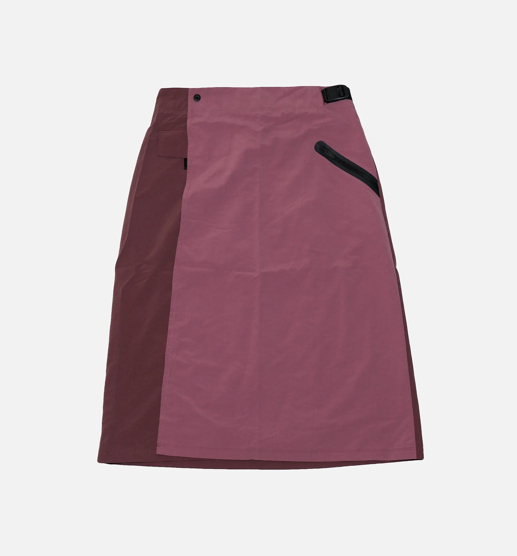 Sportwear Tech Pack Skirt Womens Skirt - Dark Wine/Light Mulberry/Black