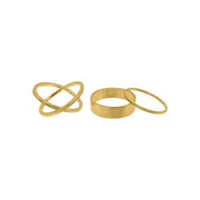 Stacking Ring Set gold