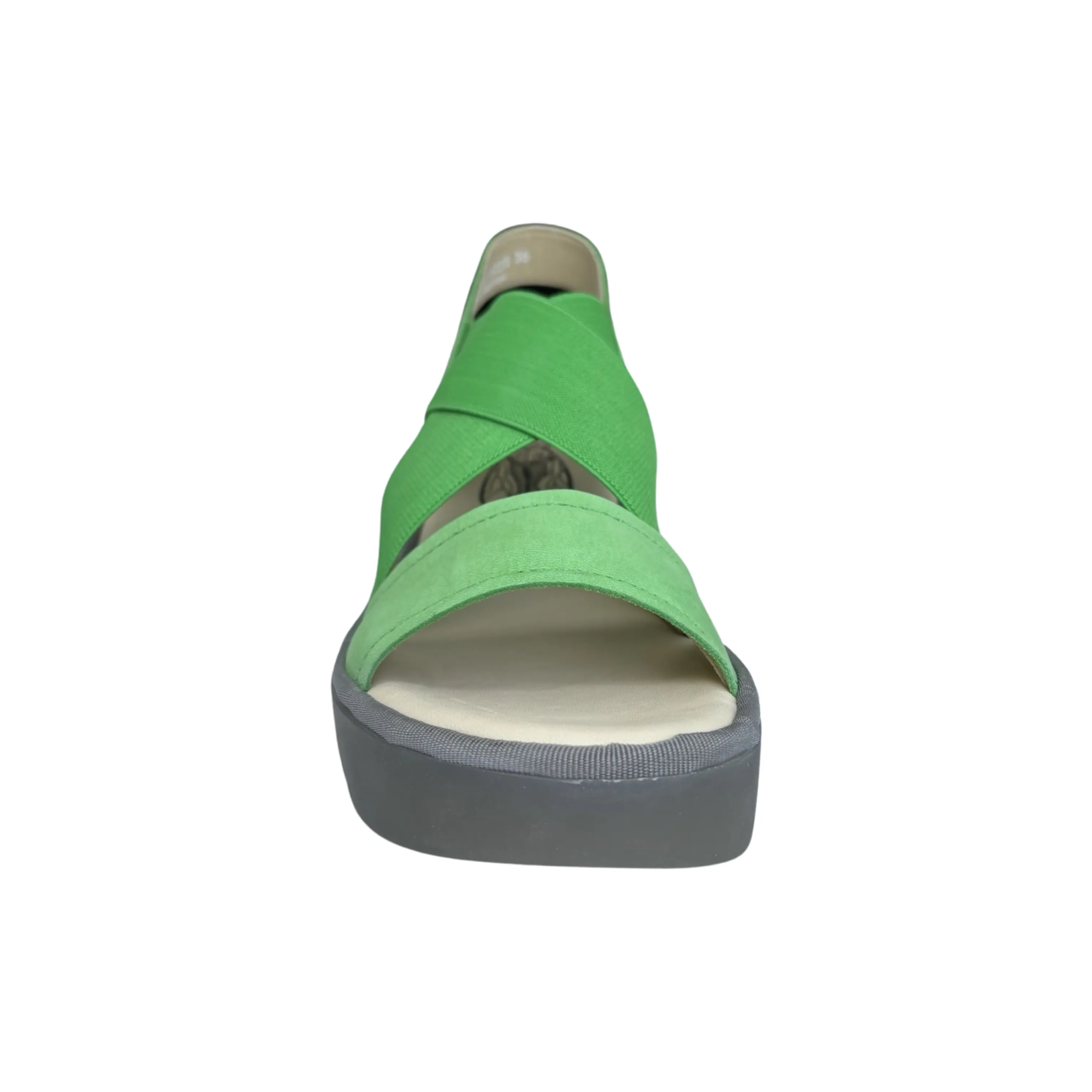 TAJI502 Green Crossover Sandal