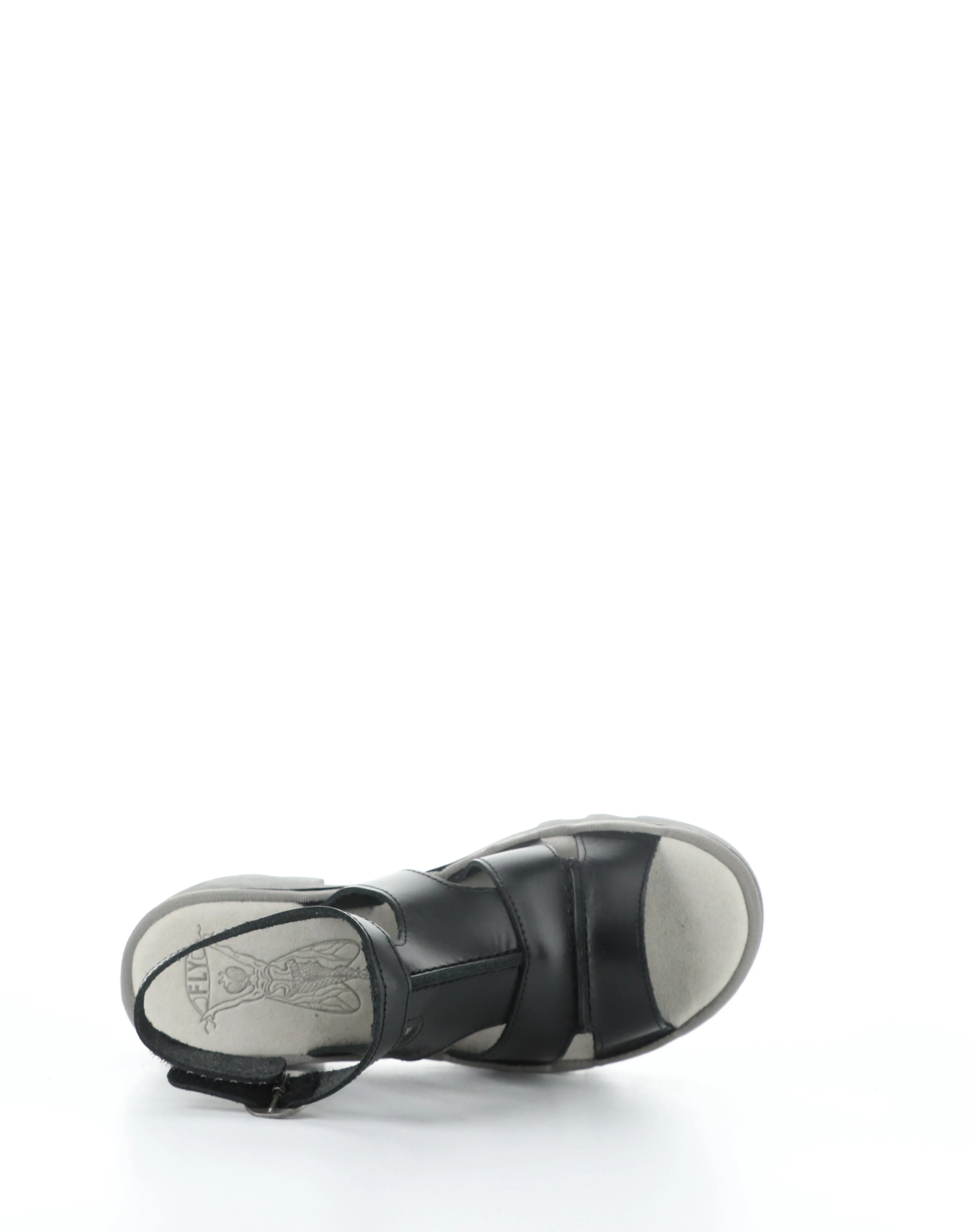 TAWI496FLY 000 BLACK Velcro Sandals