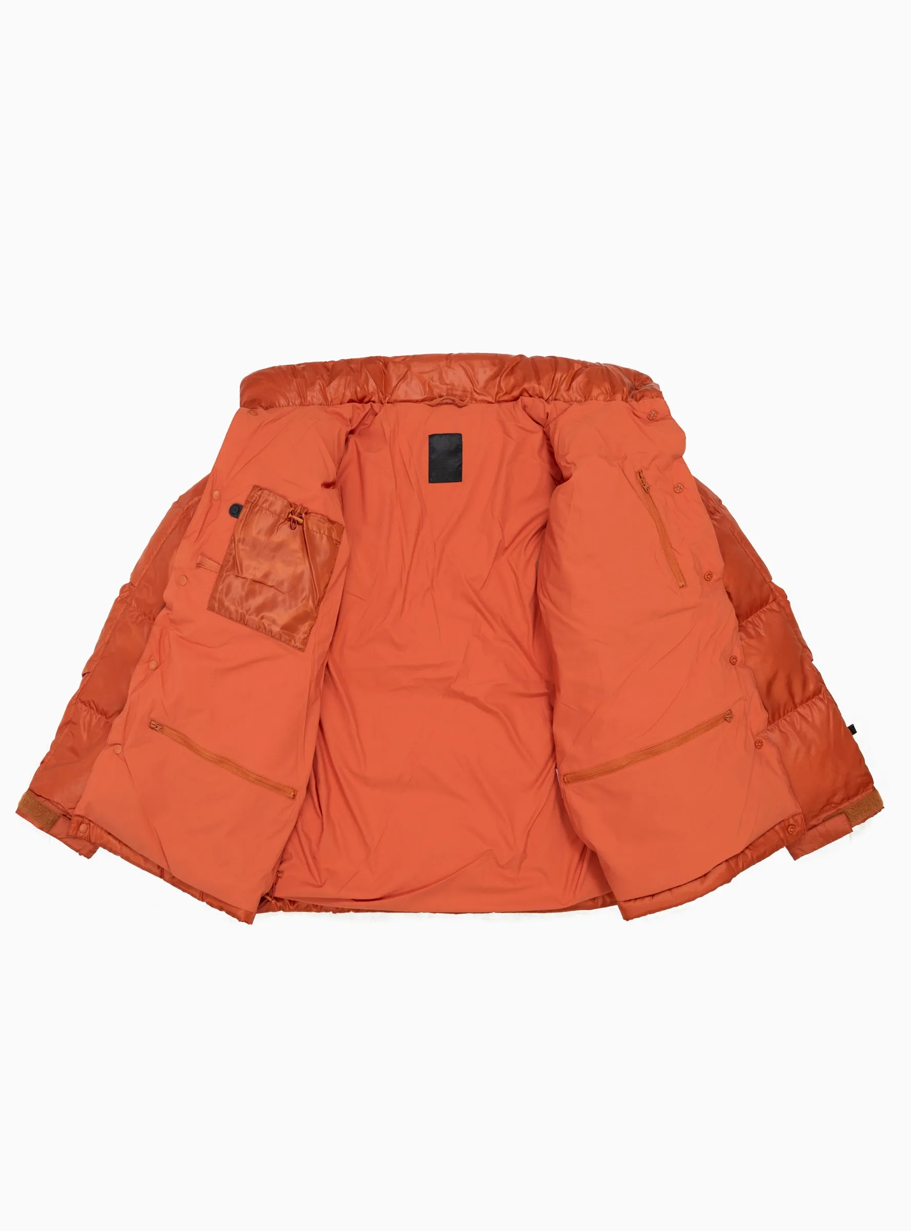 Tech Backpacker Down Parka Dark Orange