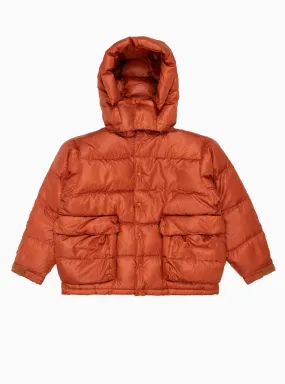 Tech Backpacker Down Parka Dark Orange