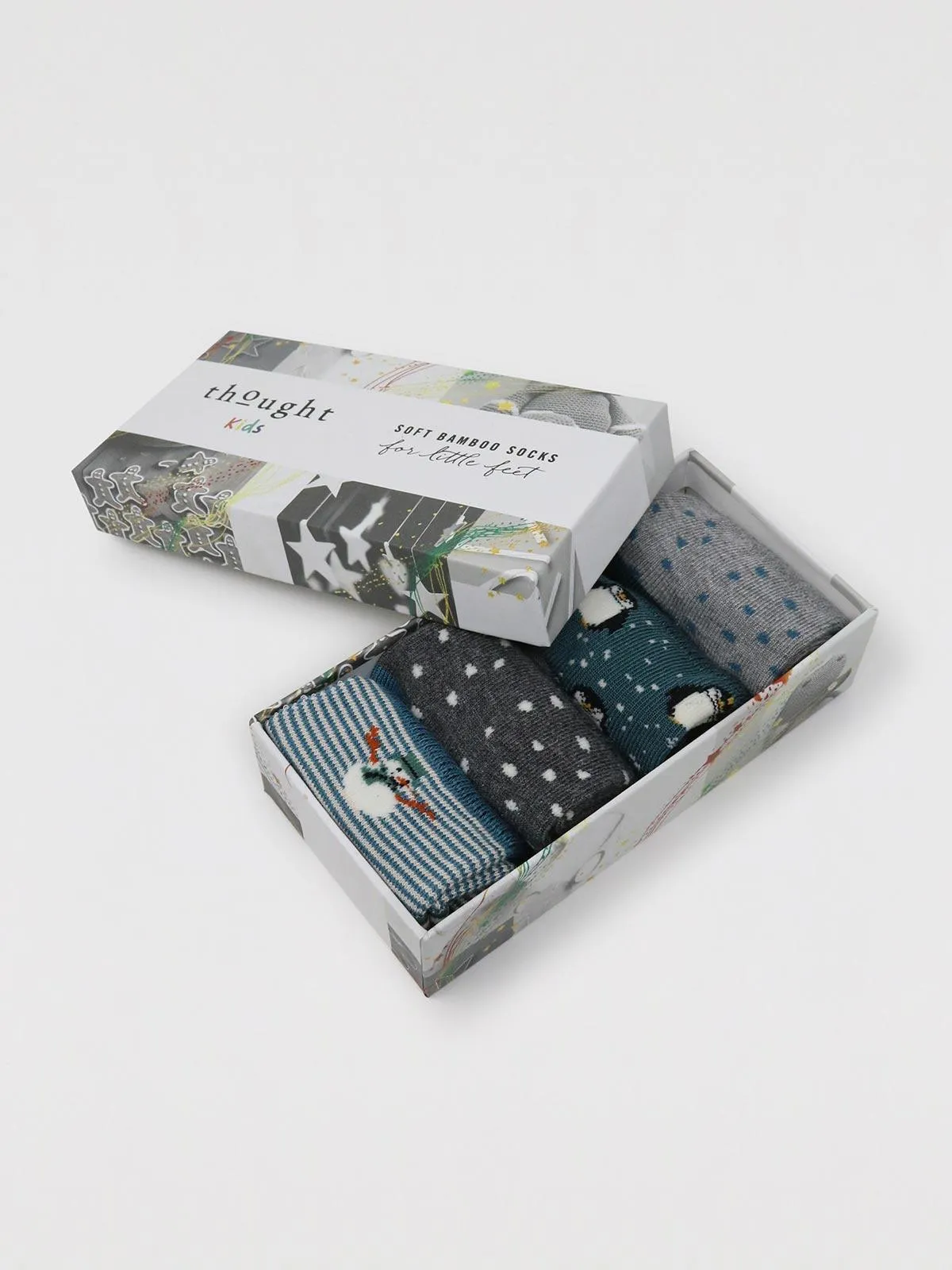 Thought Baby Meri Christmas Sock Box