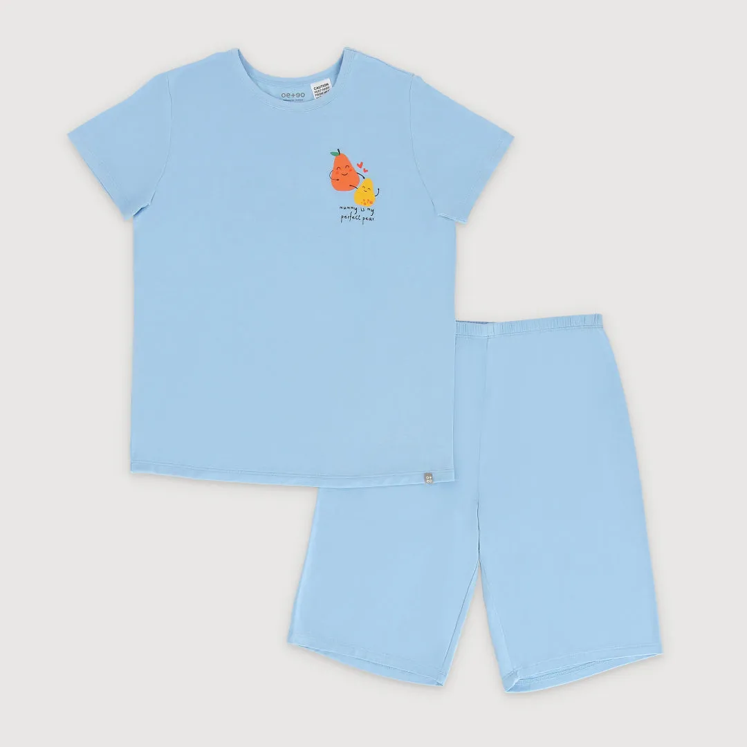 Tutti Frutti Bamboo Tee Set (Blue)