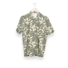 Universal Works Road Shirt organic jungle print olive P28034