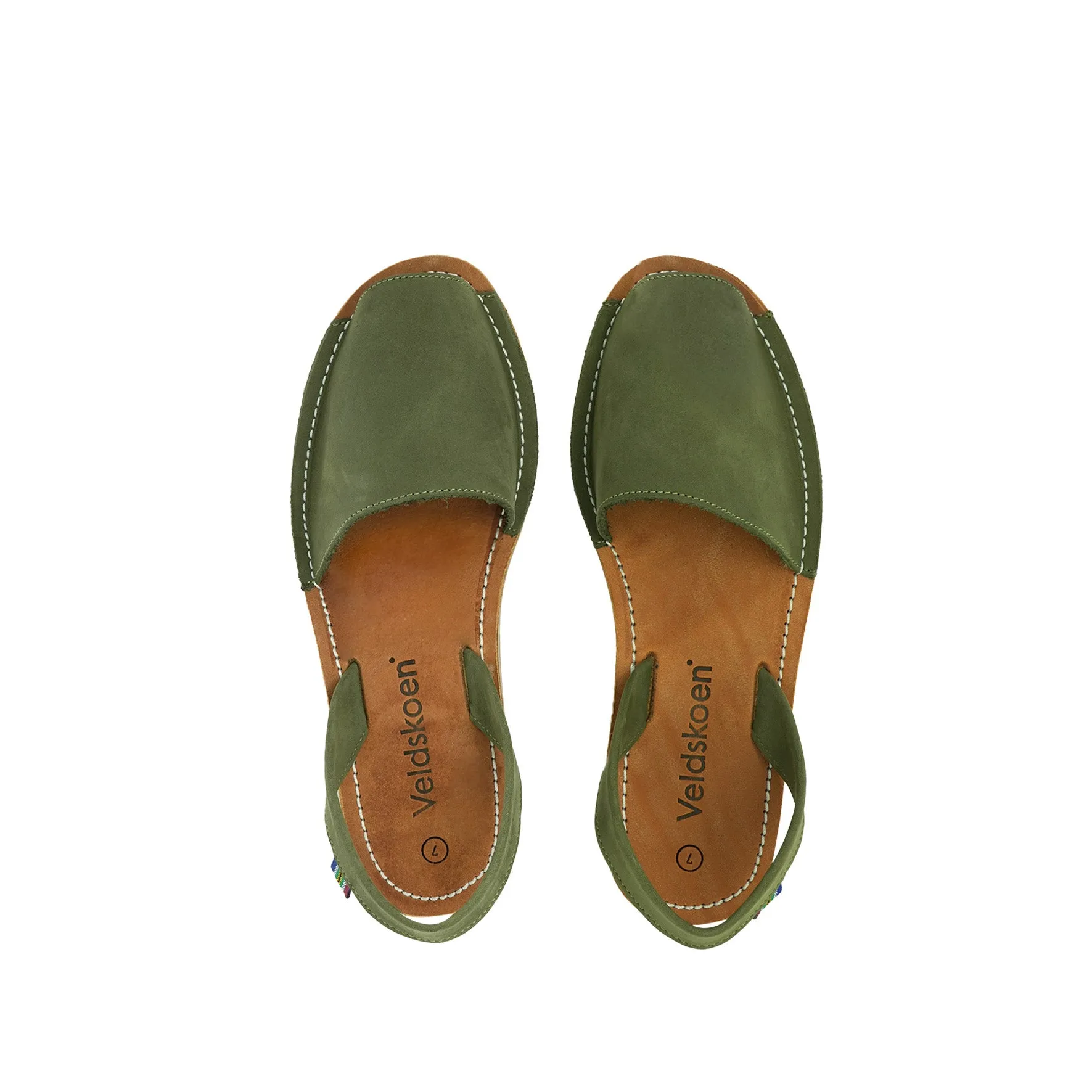 VELDSKOEN NAMAQUALAND ALOE SANDAL (Olive)