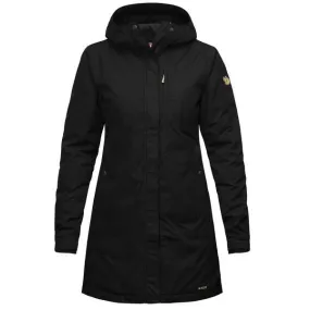 Womens Kiruna Padded Parka - Black